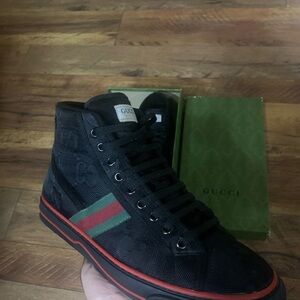 Gucci Black High-Top Sneaker